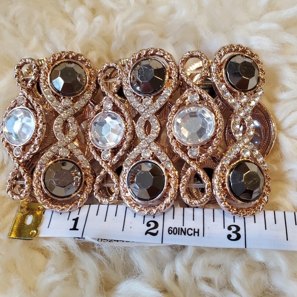 I.N.C. Rose Gold Cuff Bracelet and Earrings set - Picture 5 of 7